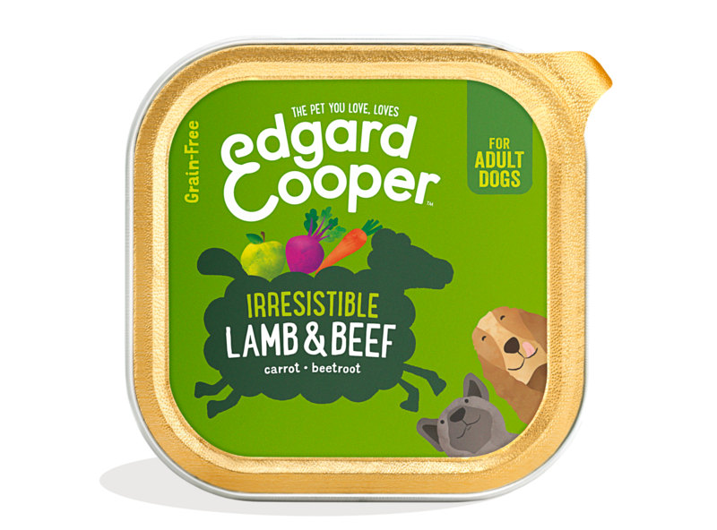 Edgard & Cooper Dog Adult Lamb & Beef, Carrot, Beetroot 150gram