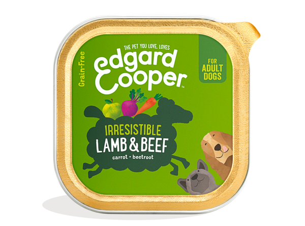 Edgard & Cooper Dog Adult Lamb & Beef, Carrot, Beetroot 150gram