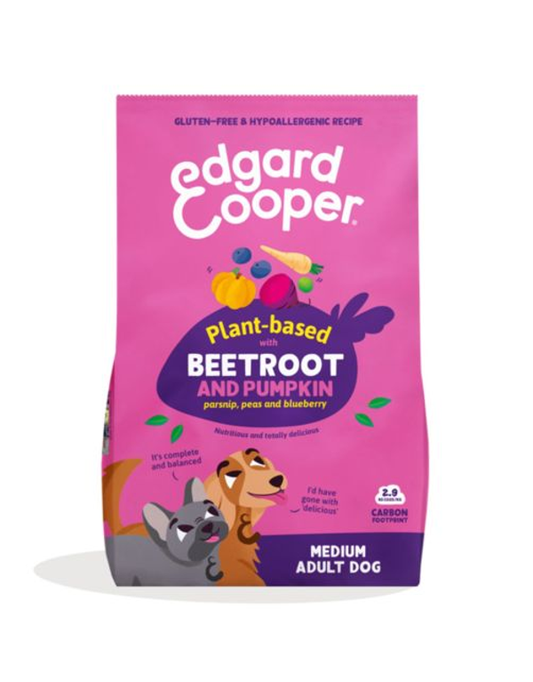 Edgard&Cooper Plantbased Adult Rode Biet&Pompoen - Hondenvoer - 7 kg