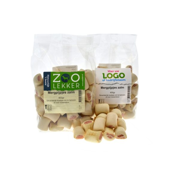 Mergpijpjes zalm 400gram