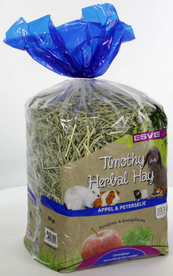 ESVE Timothy Hay Appel & Peterselie 600gram
