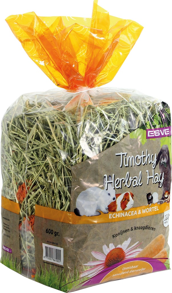 ESVE Timothy Hay Echinacea & Wortel 600gram