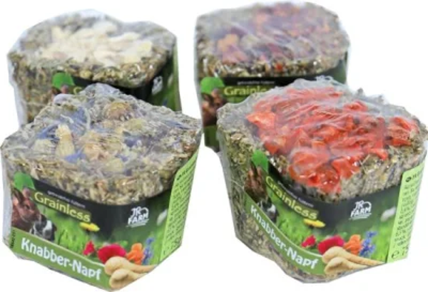 Jr Farm Grainless Knabbelbak Assorti 5x5x5.5 cm 75 g