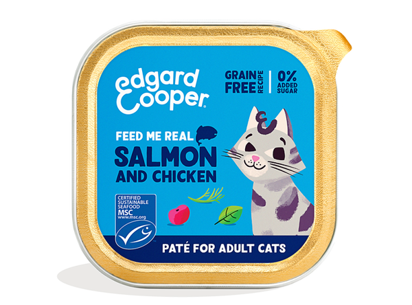 Edgard & Cooper Cat Adult Salmon And Chicken Paté 85gram
