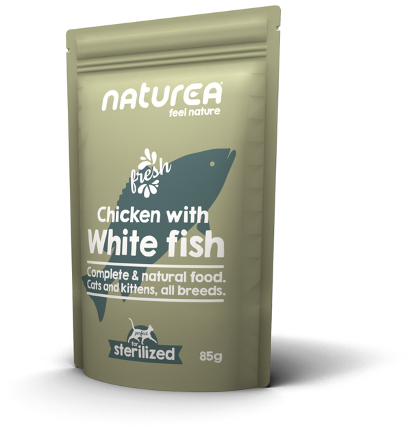Naturea Cat Wet Food Chicken White Fish 85Gram