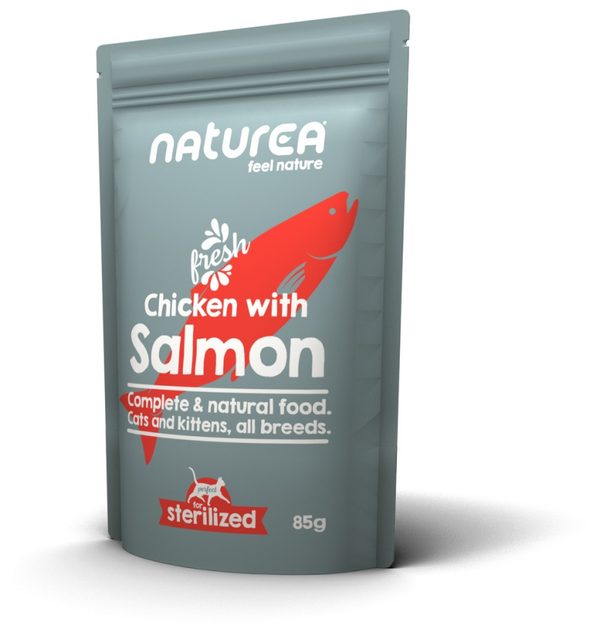 Naturea Cat Wet Food Chicken Salmon 85gram