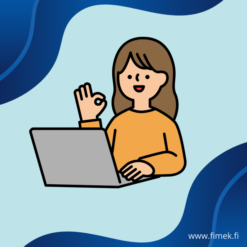 Liiketoiminnan opiskelija suosittelee Fimekiä harjoittelupaikkana.