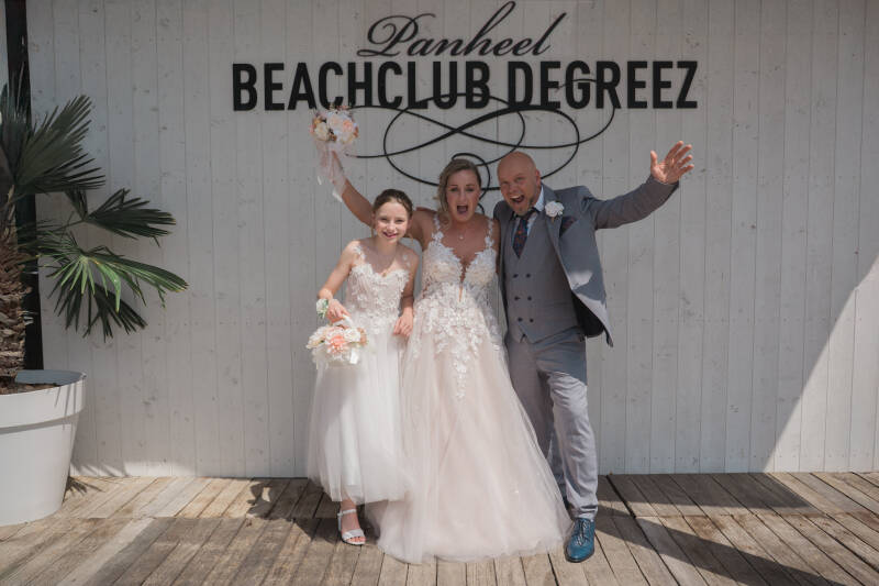 Bruiloft Beachclub Degreez Panheel