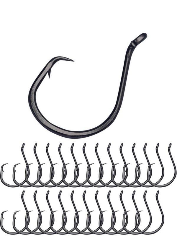 Heavy duty offset circle hooks 6pk.