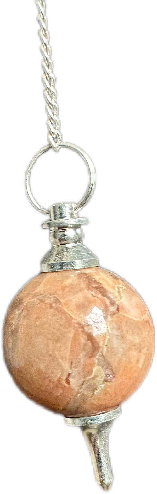 Pendule Mermet d'Adularia avec chakras