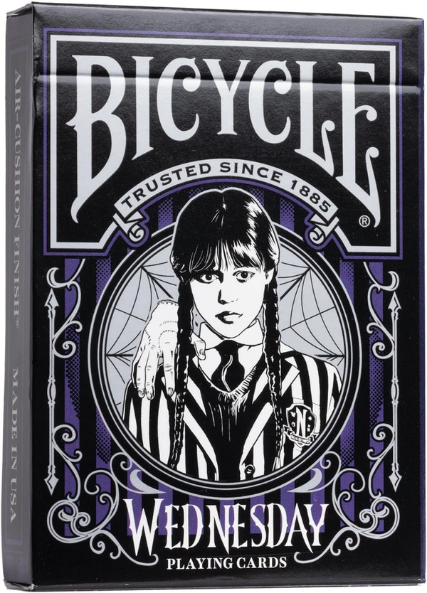 Jeu de cartes Addams Bicycle Wednesday