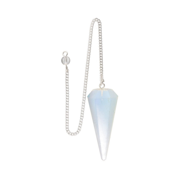 Pendule en opale à facettes