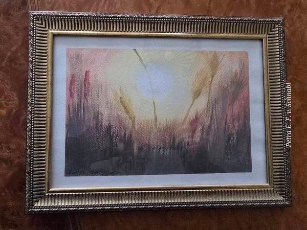 Sonnenaufgang im Feld