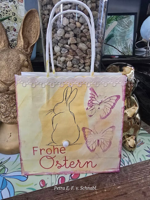 Ostertüte - Hase Linie, gelb