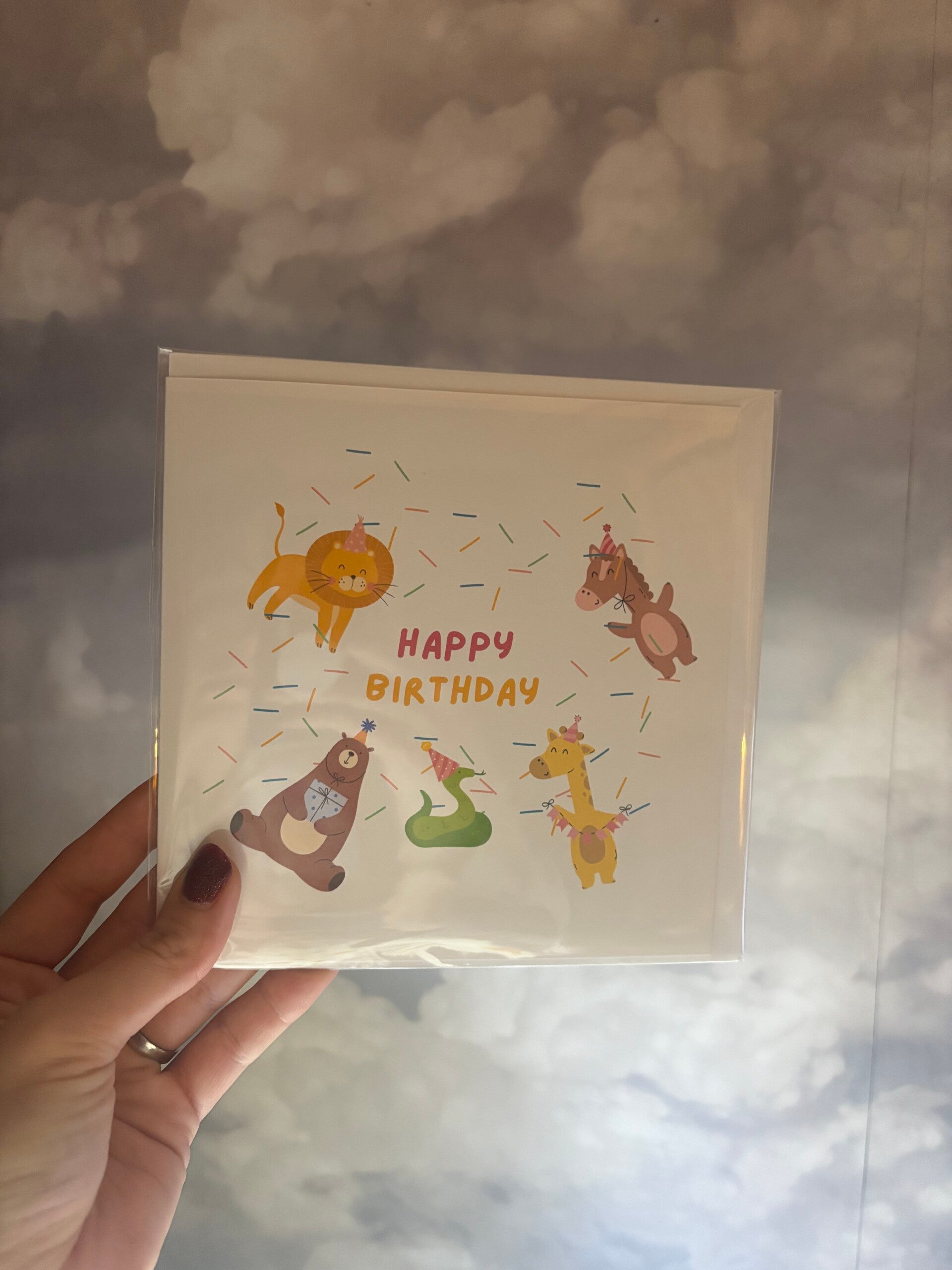 Animal Birthday Card