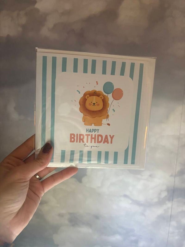 Tiger Birthday Card