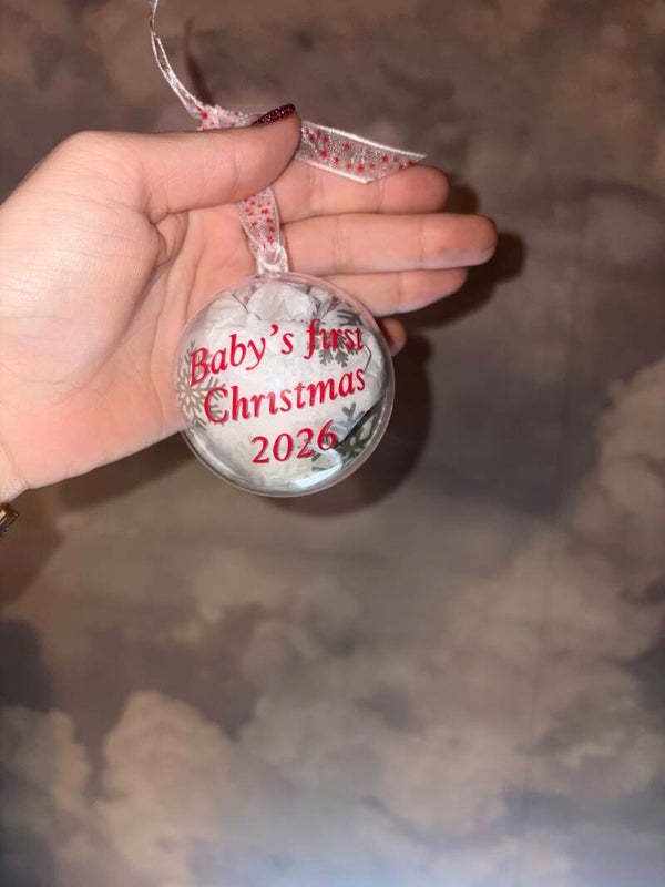 Baby’s First Christmas Bauble