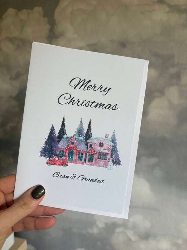 Gran & Grandad Christmas Card