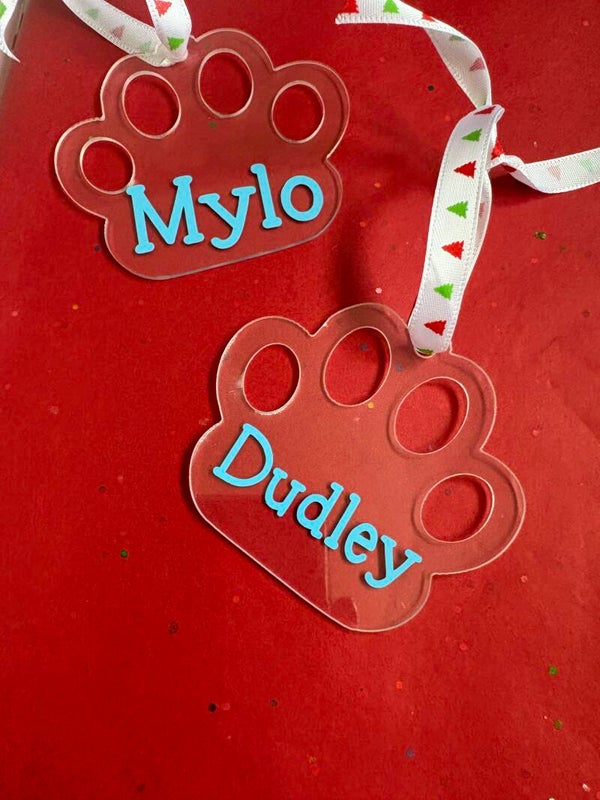 Pet Paw Bauble
