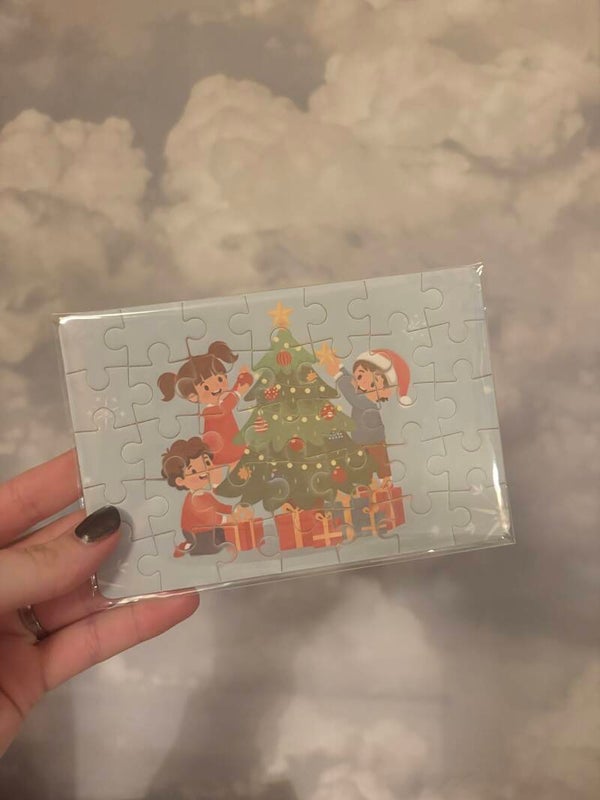Christmas mini jigsaw
