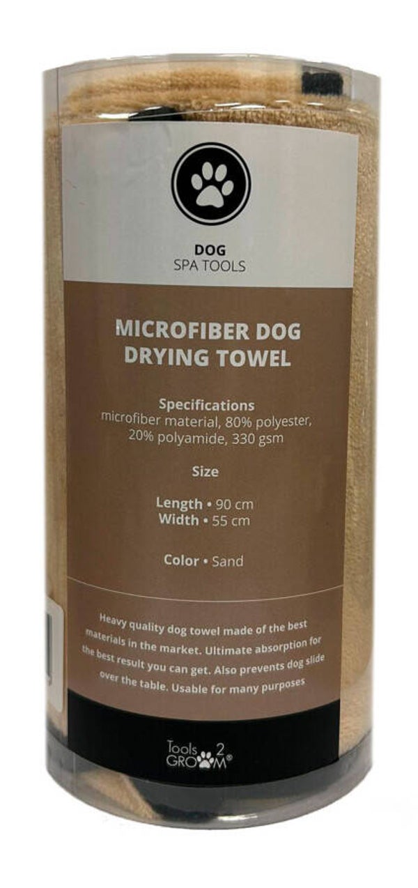 Microvezel handdoek grijs