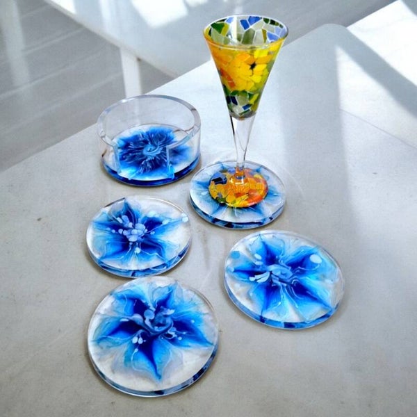 SOUS-VERRES MYOSOTIS