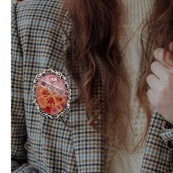 BROCHE VICTORIA ET DAVID