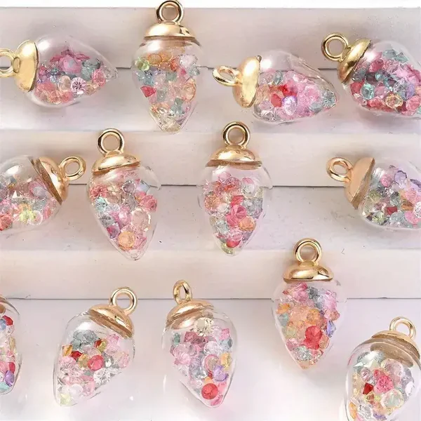 Bag jeweled & beaded clips