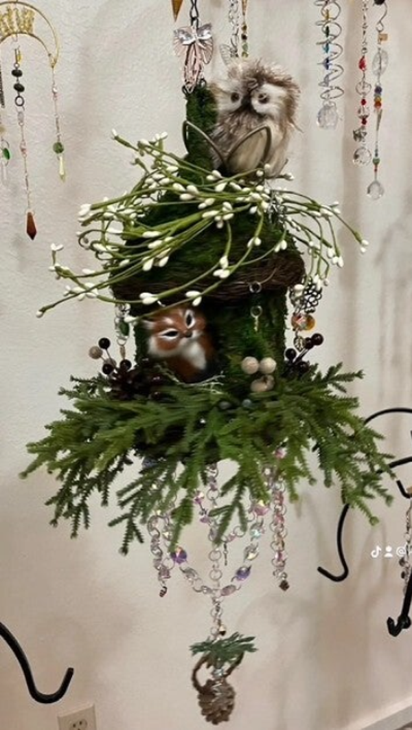 Woodland Creatures Enchanted Chandelier