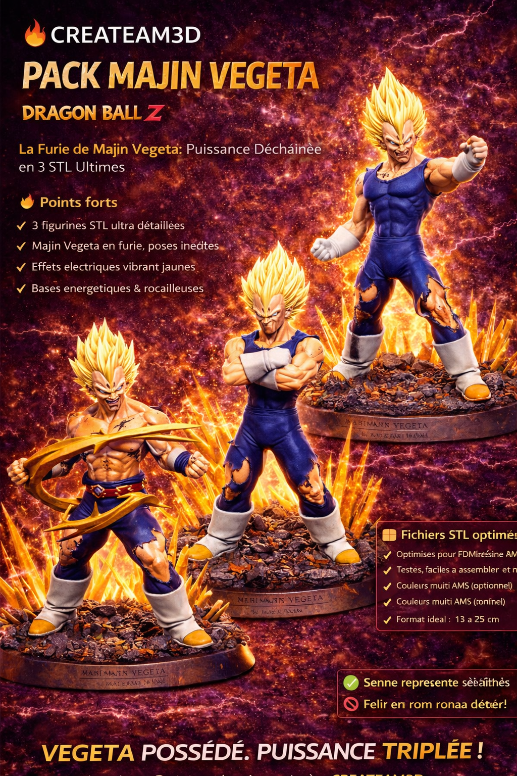 PACK MAJIN VEGETA – PUISSANCE DÉCHAÎNÉE