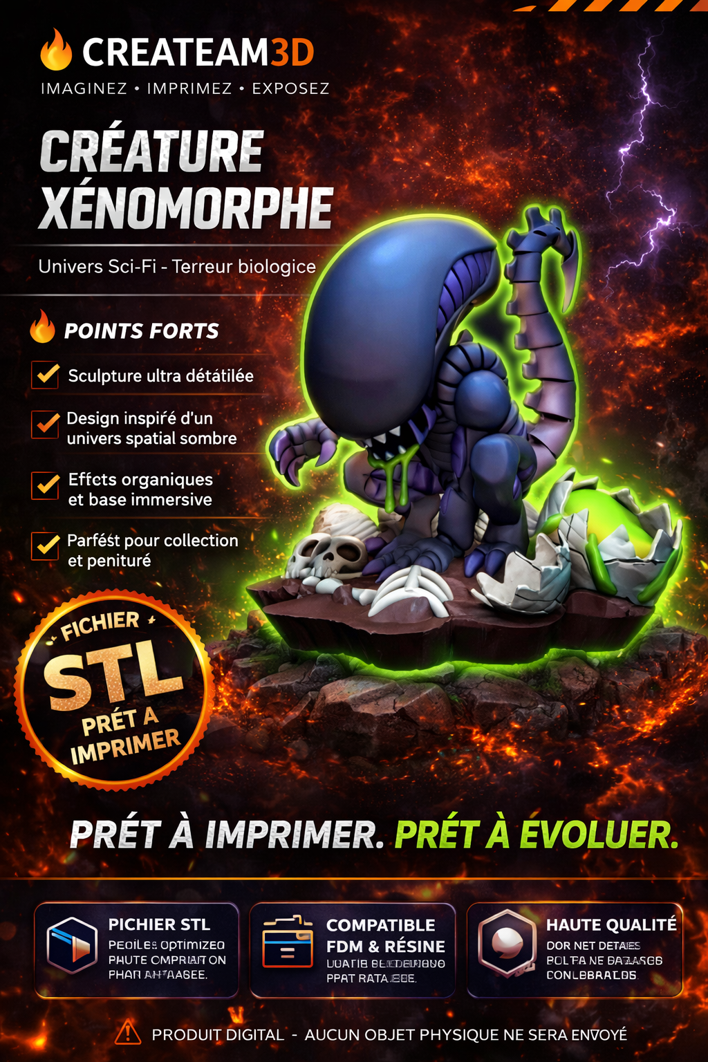Chibi Créature Xénomorphe