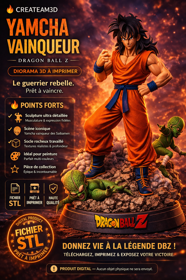 Yamcha Vainqueur – Diorama DBZ