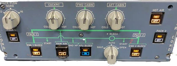 OEM Airbus A320 Air Conditioning Panel