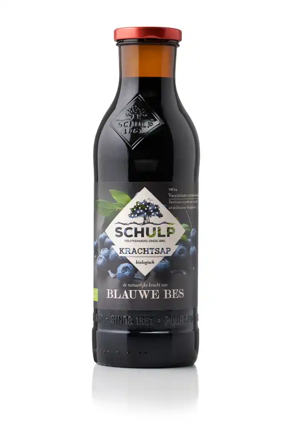 Schulp Krachtsap blauwe bessensap puur bio