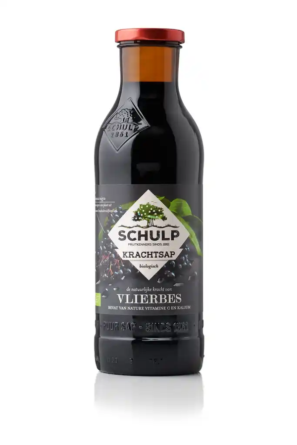 Schulp Krachtsap Vlierbes puur bio