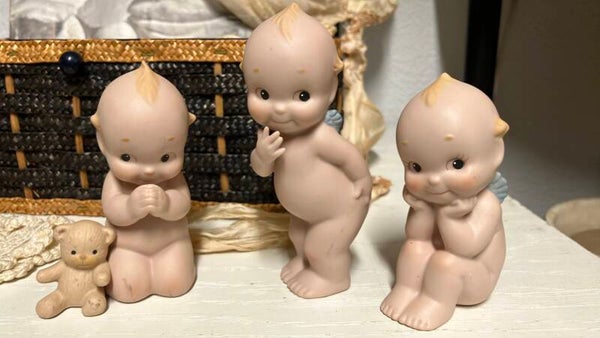 Vintage Kewpie Doll Set