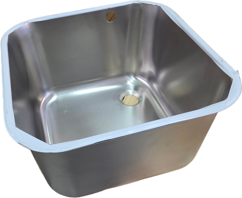 RVS spoelbak - Nieuw 40x40x25 cm
