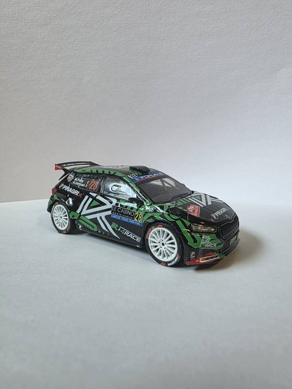 Modelauto 1:43 | Maxime Potty - Skoda Fabia RS Rally 2 - Rally MonteCarlo 2025