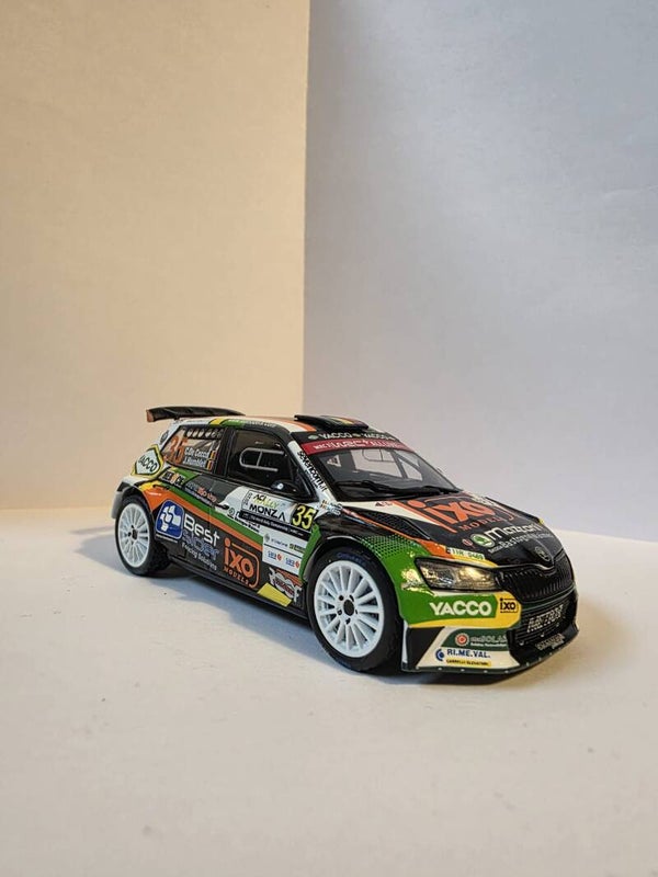 Modelauto 1:43 | IXO-Models RAM778LQ | Skoda R5 #35 - C.De Cecco - H.Jérôme