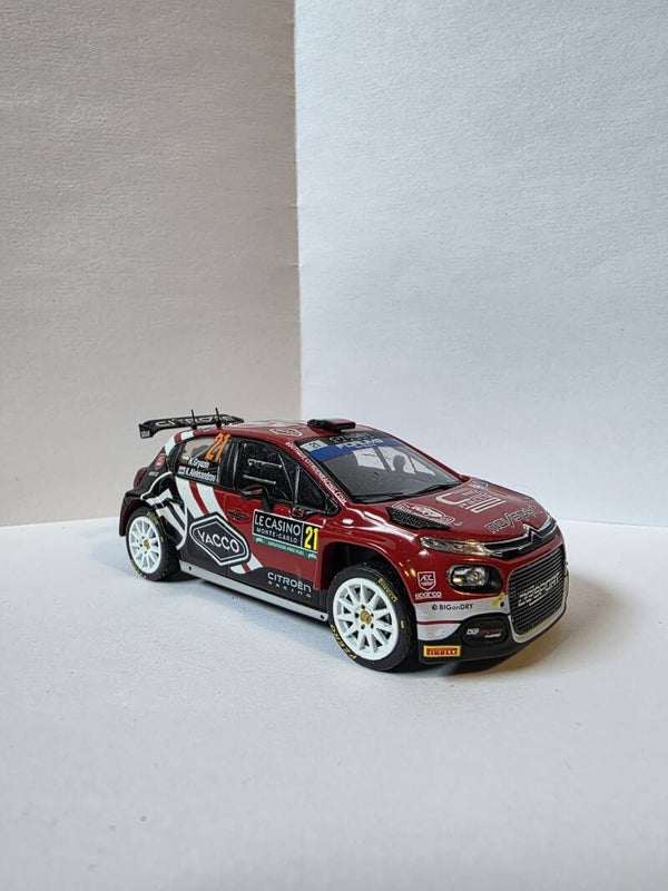 Modelauto 1:43 | IXO-Models RAM917SPLQ.22 | Citroen C3 Rally2 WRC 2024 #21 - N.Gryazin - K.Aleksandrov