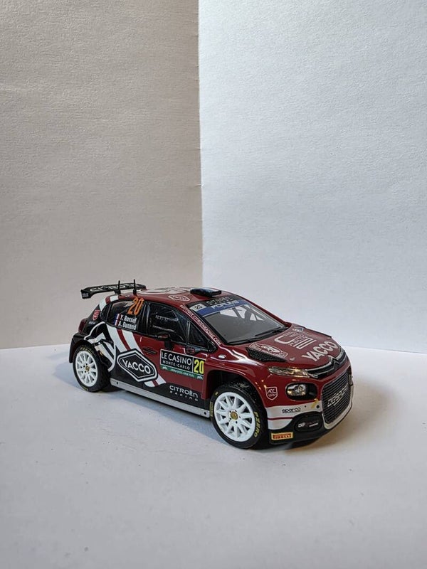 Modelauto 1:43 | IXO-Models RAM916.22 | Citroen C3 Rally2 WRC 2024 #20 - Y.Rossel - A.Dunand
