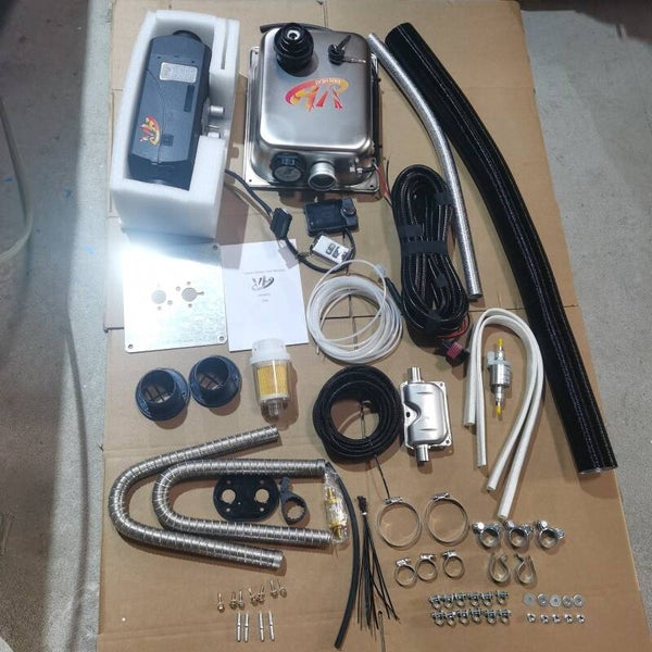 Van heat 2 kw diesel heaters with Brushless motor mobile installer Melbourne