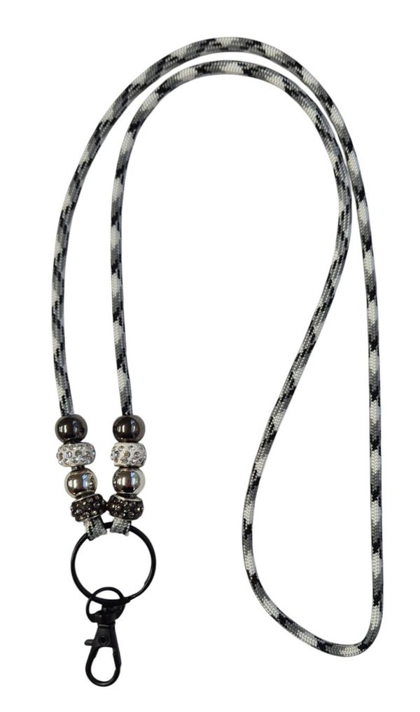 Keycord Zwart en Wit gemengd