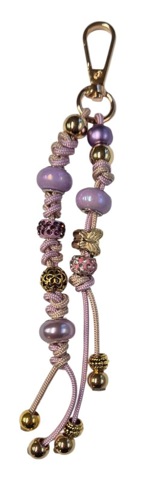 Tassenhanger Lila met Rosè gemengd