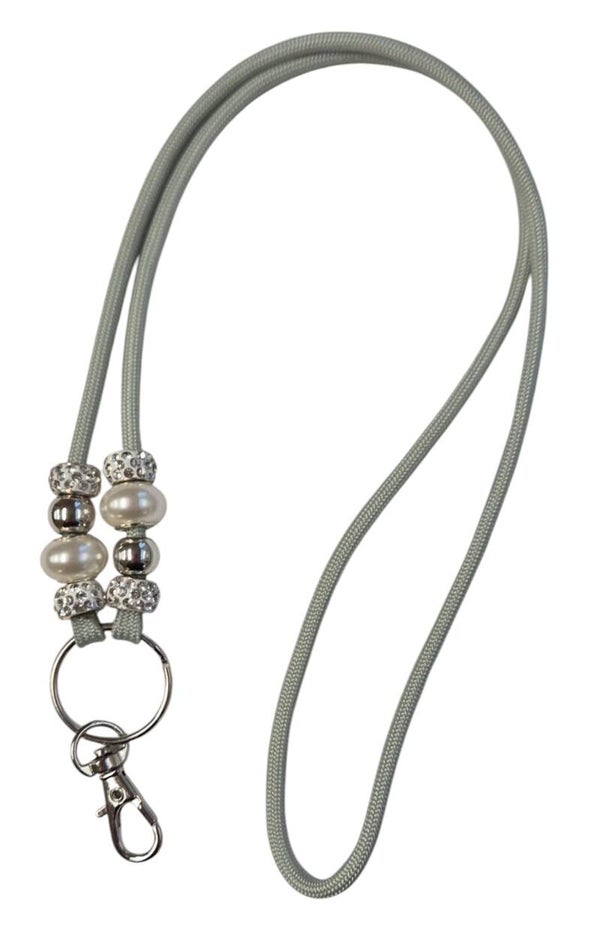 Keycord Zilver grijs gemengd