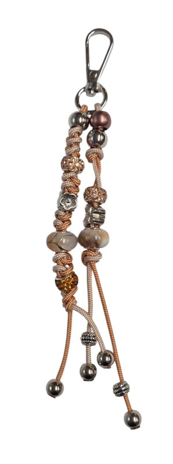 Tassenhanger Beige met Gold copper gemengd