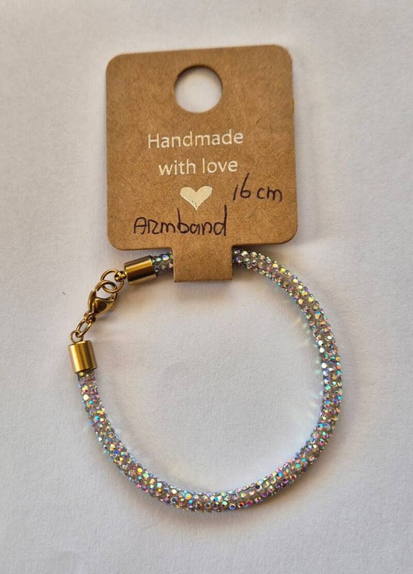 Armband AB kleur Strass