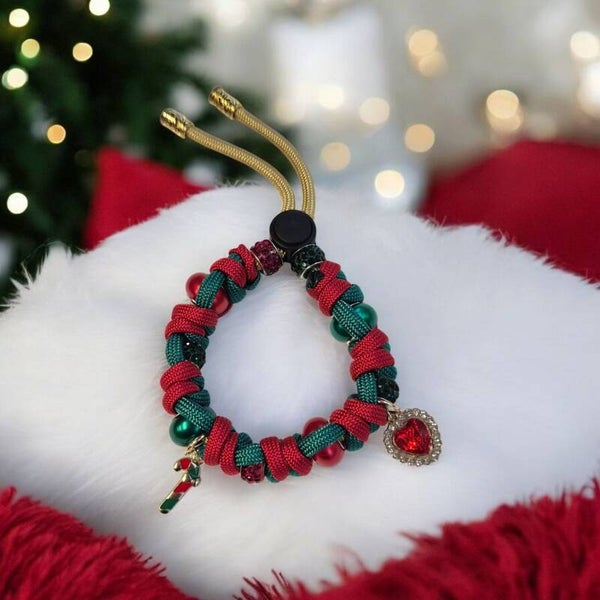 Kerst editie Armband met 1 bedel naar keuze