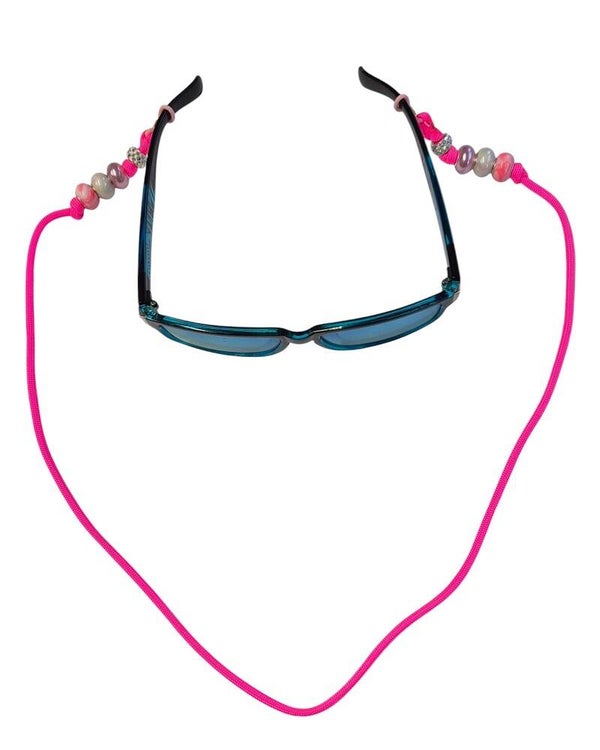 Bril koord neon roze