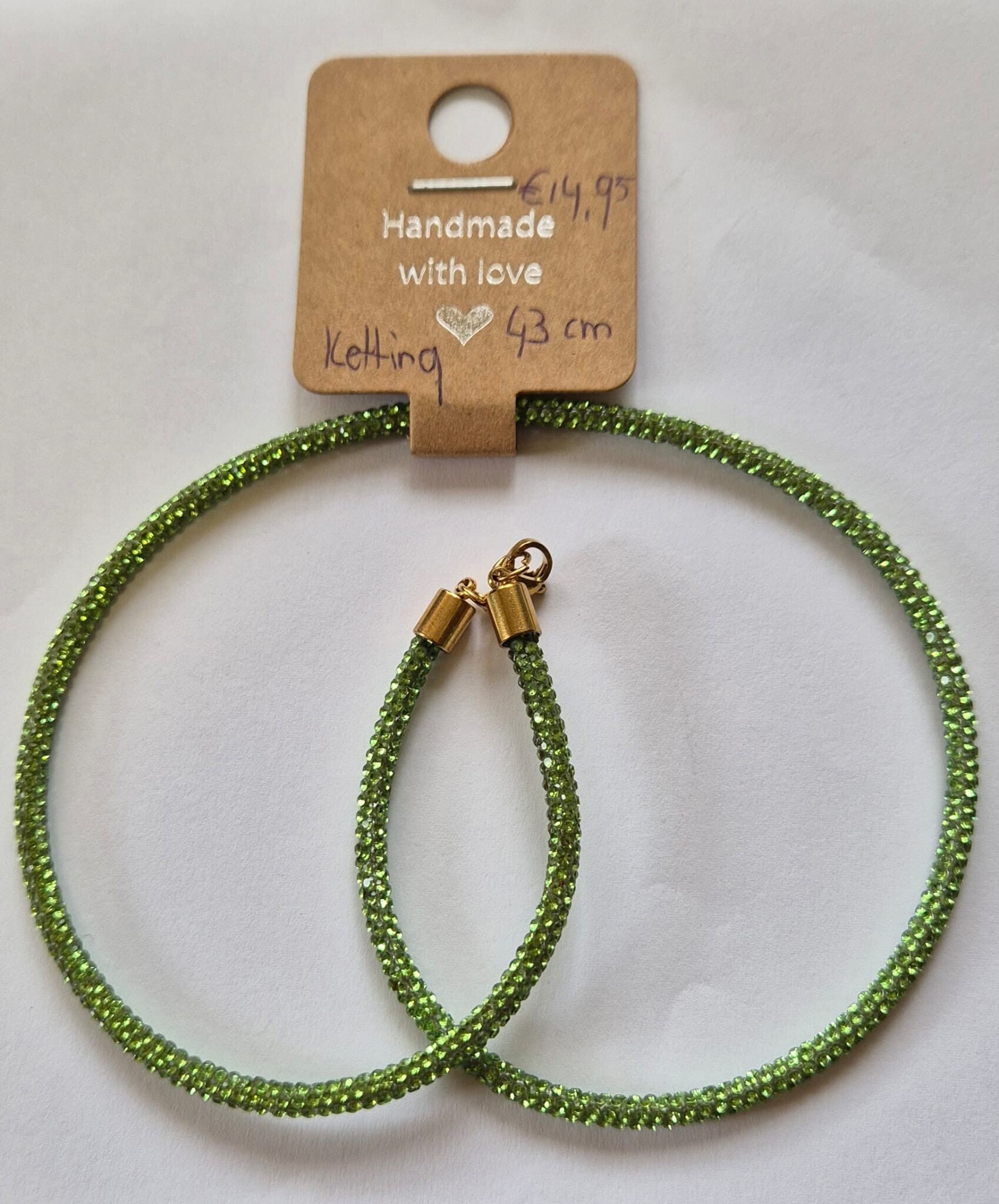 Ketting Groen Strass